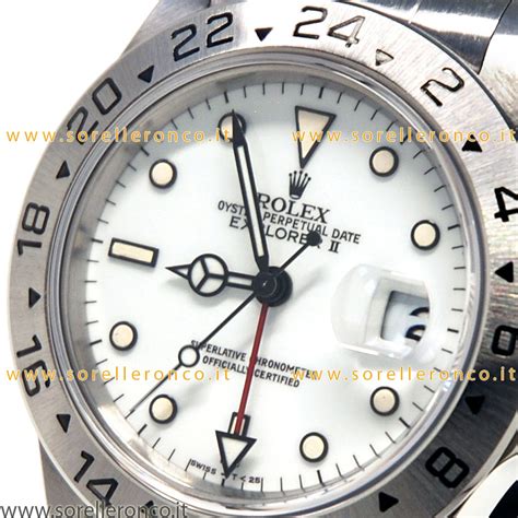 rolex explorer 2 bianco usato|used rolex explorer ii.